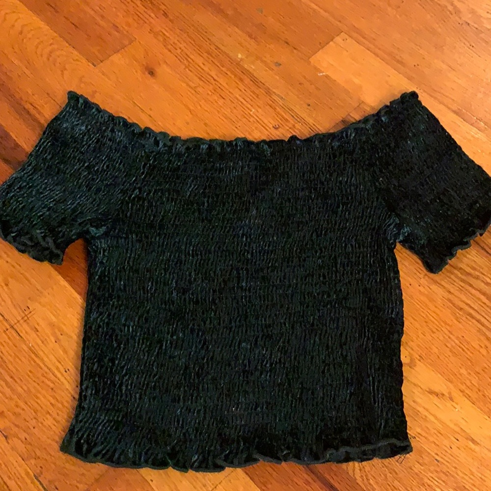 Stretch crop top